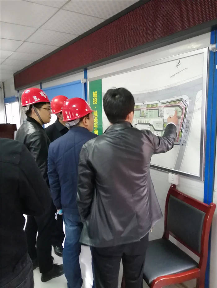 市城投集團公司領(lǐng)導調研督查融璟都匯及融尚國際建設項目