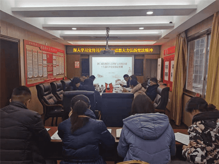 銅仁城投集團九龍地礦投資開(kāi)發(fā)公司黨支部開(kāi)展12月主題黨日活動(dòng)