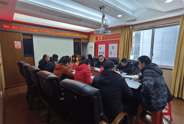 銅仁城投集團九龍地礦子公司聯(lián)合黨支部召開(kāi)2020年度組織生活會(huì )和 民主評議黨員