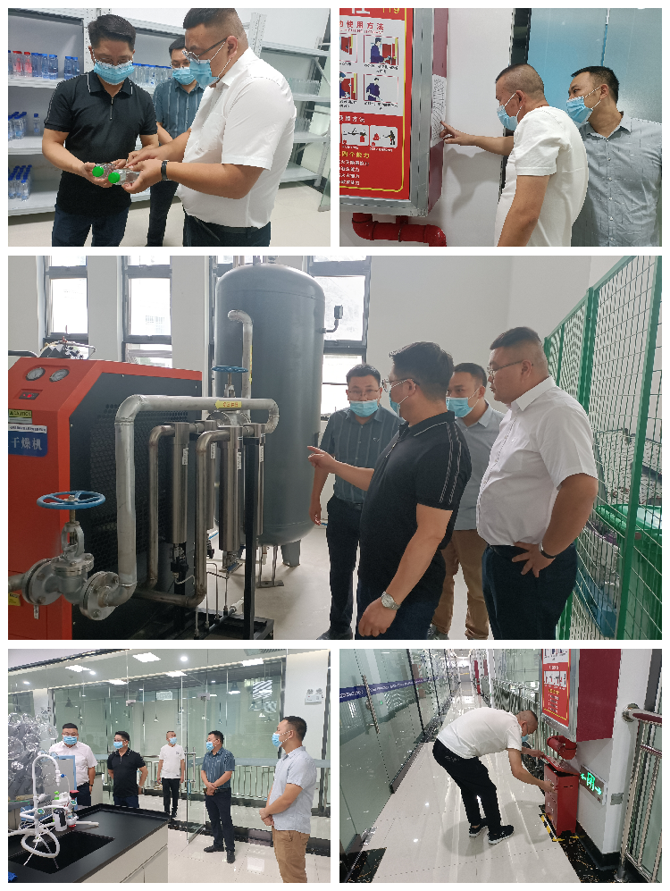 銅仁城交集團黨委委員、副總經(jīng)理趙天勇率隊赴石阡泉都公司開(kāi)展第三季度暨 節前安全環(huán)保檢查