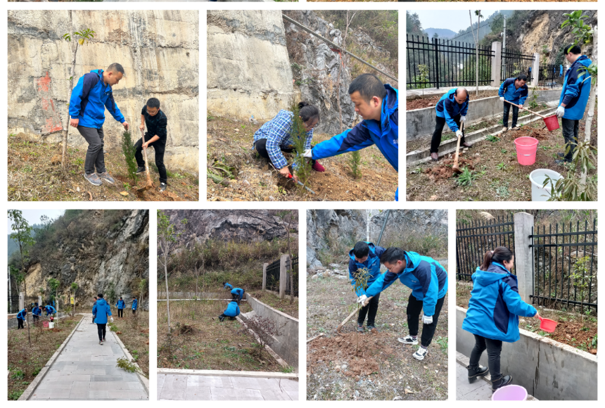 銅仁城交集團石阡泉都礦泉水公司 開(kāi)展2023年義務(wù)植樹(shù)活動(dòng)