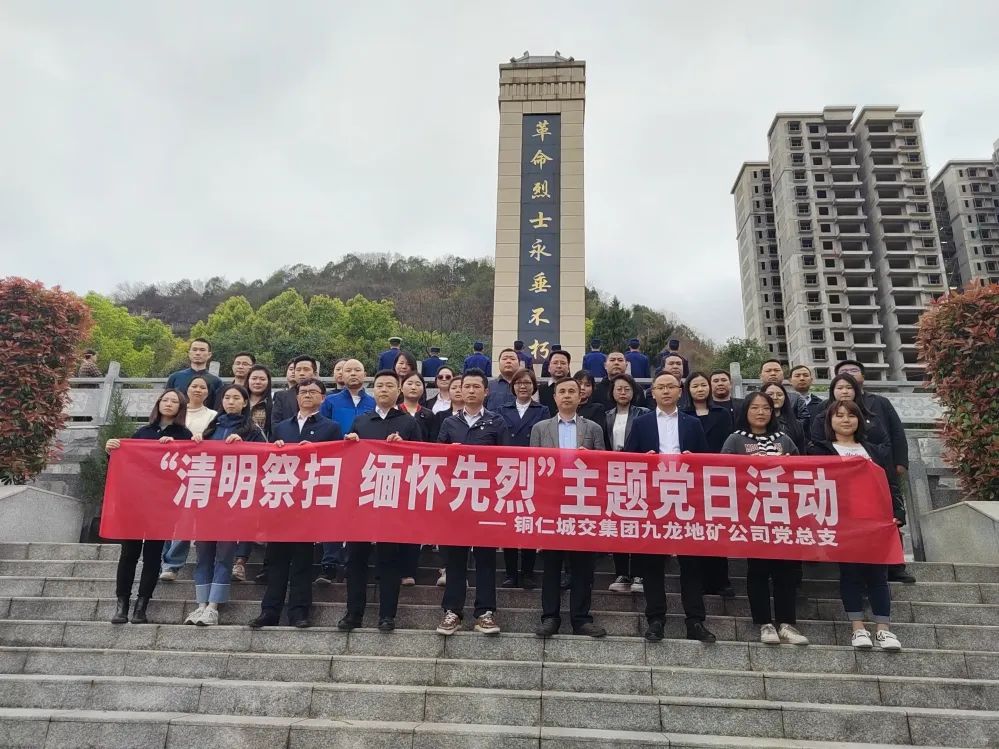 九龍地礦集團開(kāi)展 “清明祭掃，緬懷先烈”主題黨日活動(dòng)