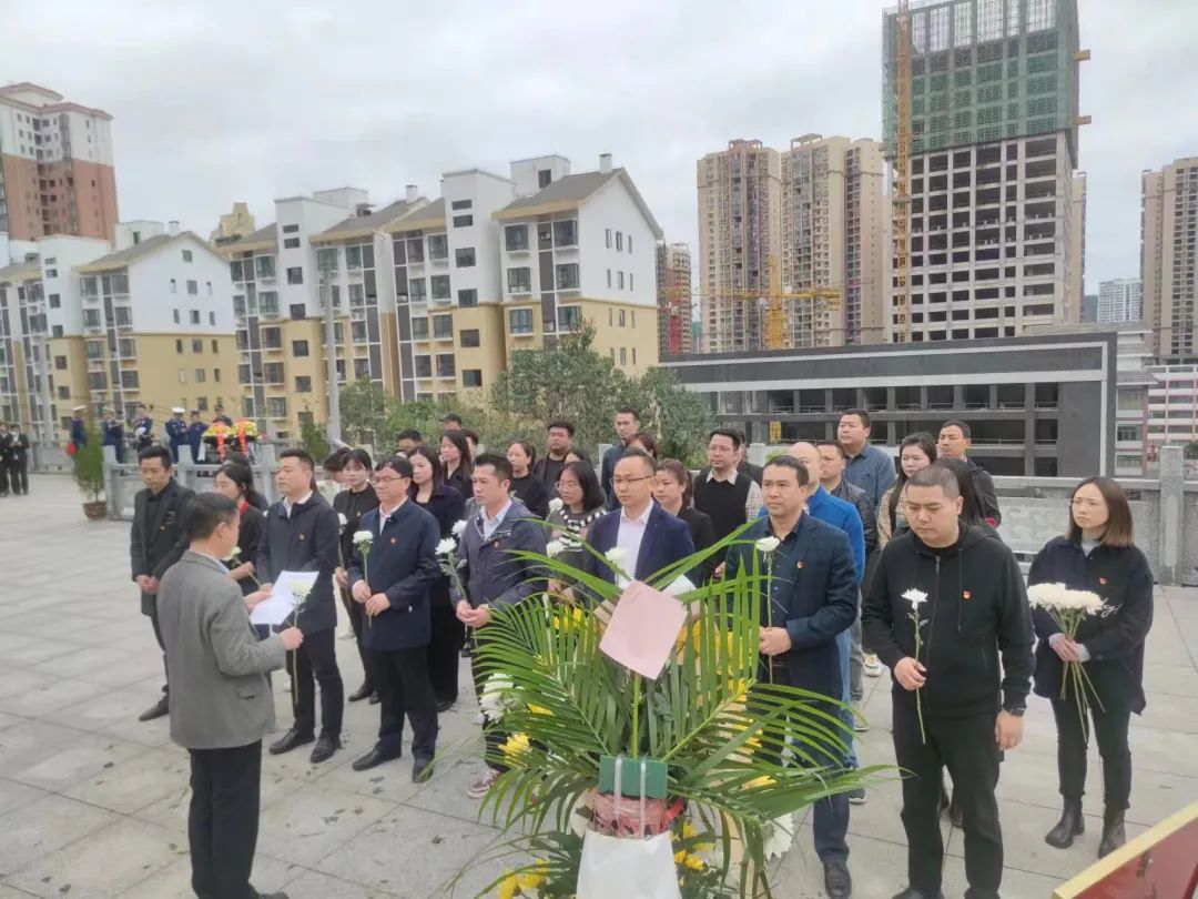 九龍地礦集團開(kāi)展 “清明祭掃，緬懷先烈”主題黨日活動(dòng)